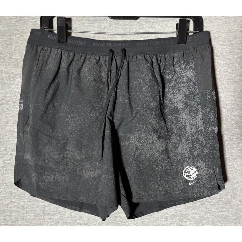 Nike Dri-FIT Stride 5" Brief Lined Running Shorts Gray Mens XL IM7835-045 NEW